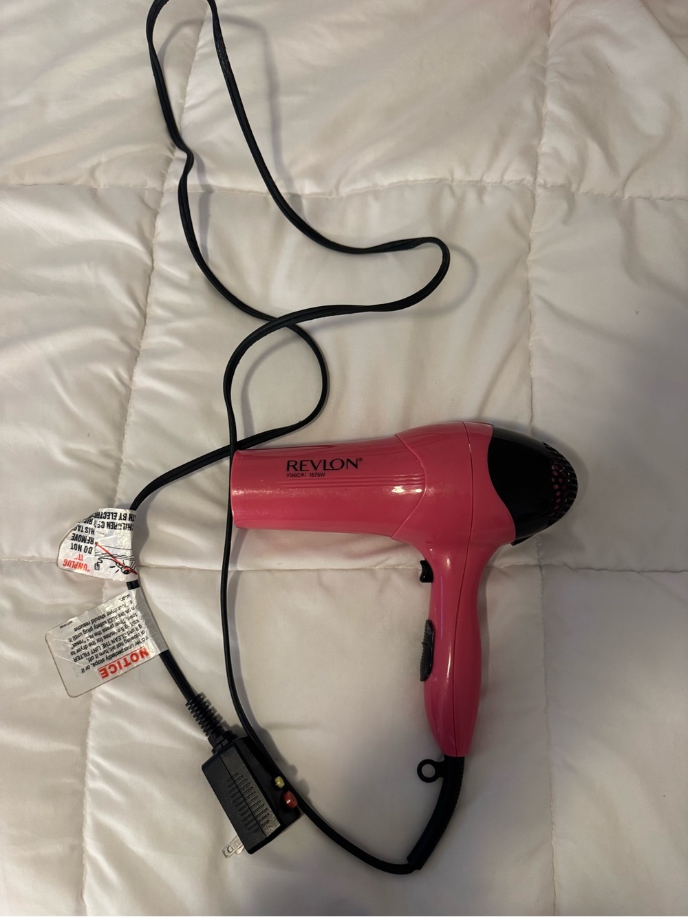 Revlon Pink Compact Travel Hair Dryer